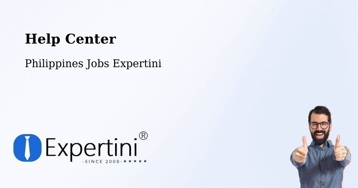 Help Center – Kalamangog - Philippines Jobs Expertini